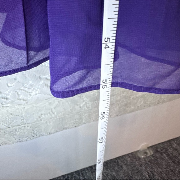 Elegant Pink and Purple Ombre Halter Maxi Dress - Picture 11 of 15